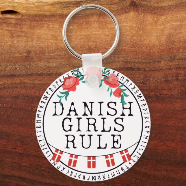 Danish Girl's Pillow Key Ring (Front)