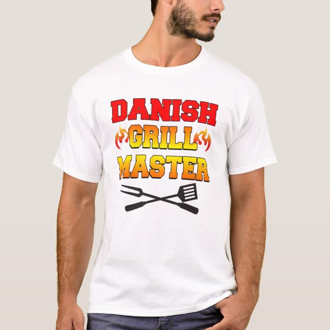 Danish Grill Master T-Shirt (Front)