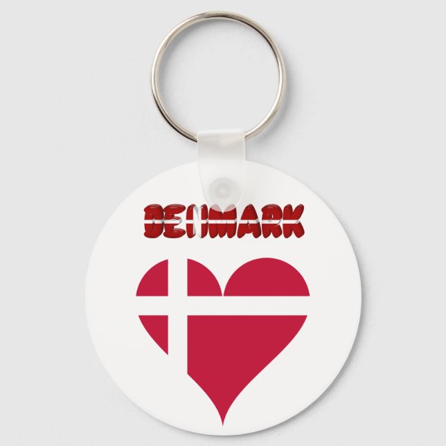 Danish heart key ring (Front)