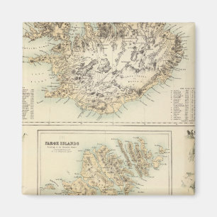 Danish Islands in the North Atlantic Ocean Magnet