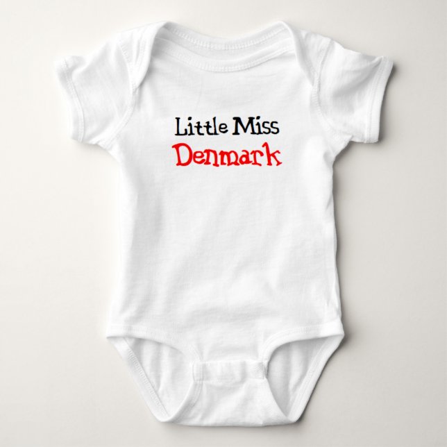 danish little miss baby bodysuit (Front)