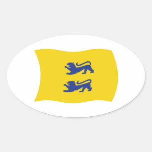 Danish Minority of Southern Schleswig Flag Sticker