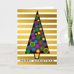 Danish Modern Christmas Tree Holiday Card