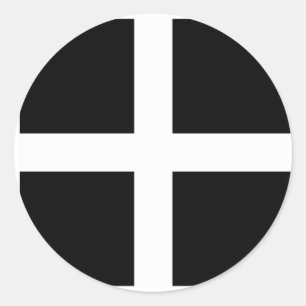 Danish Mourning, Democratic Republic of the Congo Classic Round Sticker