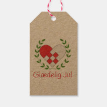 Danish Paper Heart Gift Tag