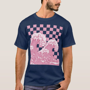 Danish Pastel Aesthetic Japanese Great Wave Off Ka T-Shirt