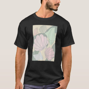Danish Pastel Aesthetic Seashell T-Shirt
