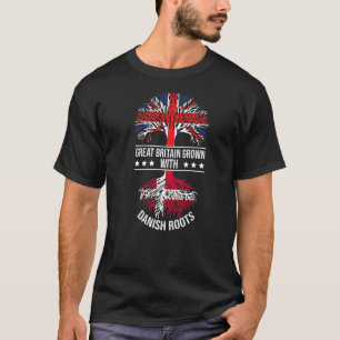 Danish Root Immigrants Ancestry Great Britain Denm T-Shirt