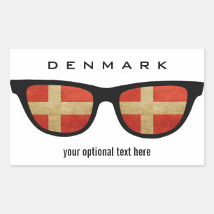 Danish Shades custom stickers