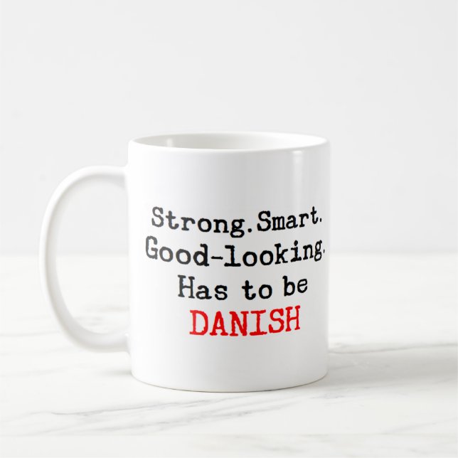 danish strong coffee mug (Left)
