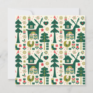 Danish Style Christmas Holiday Card