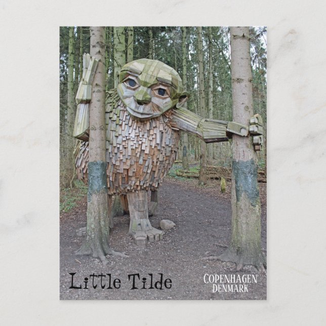 Danish Troll Travelling Postcard! Postcard (Front)