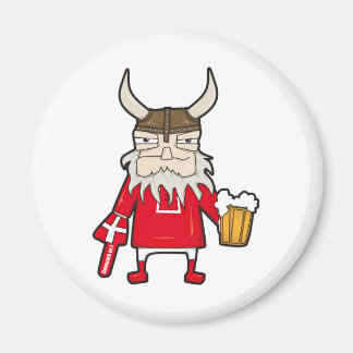 Danish Viking Fan Magnet