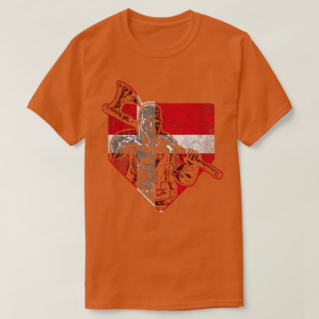 Danish Viking Warrior 2 T-Shirt (Design Front)