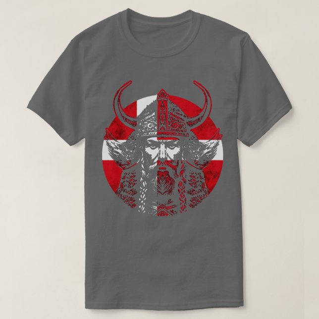 Danish Viking Warrior 5 T-Shirt (Design Front)