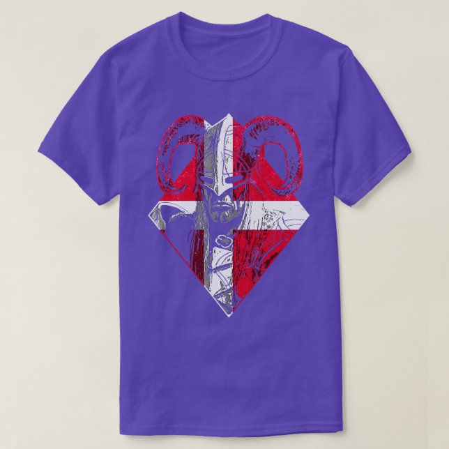 Danish Viking Warrior 7 T-Shirt (Design Front)