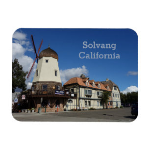 Danish Windmill Solvang California Souvenir Magnet