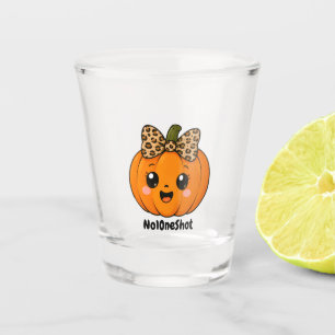 Danishq Cute Orange Little Pumpkin Customise Name Shot Glass
