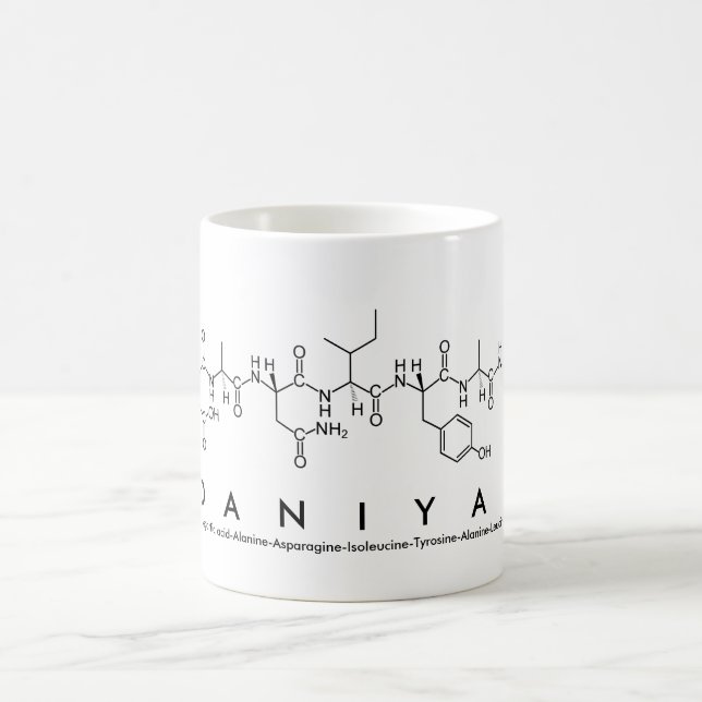 Daniyal peptide name mug (Center)
