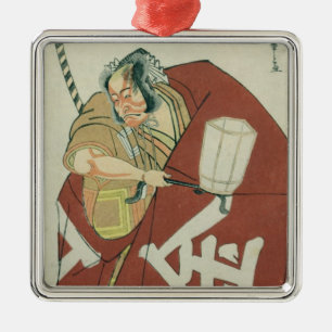 Danjuro in the role of Sakatano Kintoki Metal Tree Decoration