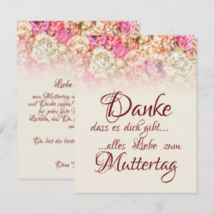 Danke, dass es dich gibt - Muttertag