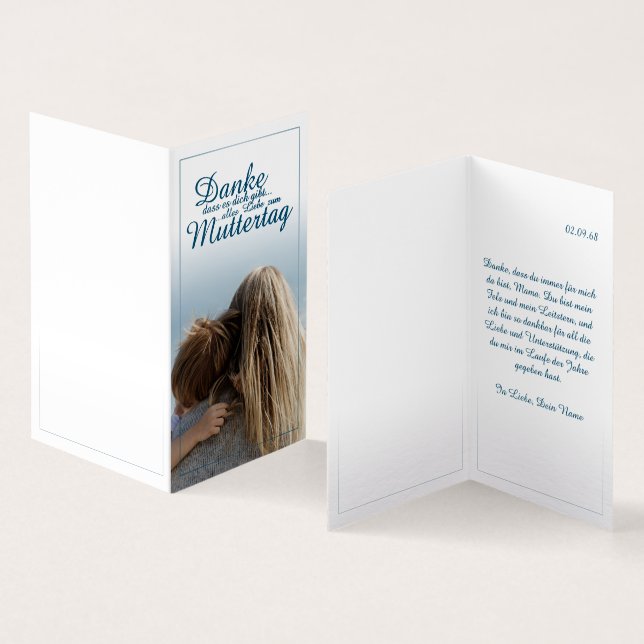 Danke, dass es dich gibt, Muttertag, Mutter & Kind (Inside and Outside)