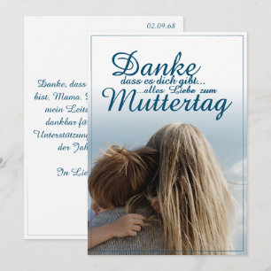 Danke, dass es dich gibt, Muttertag, Mutter & Kind