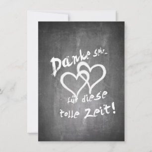 Danke für diese tolle Zeit auf einer Kreidetafel