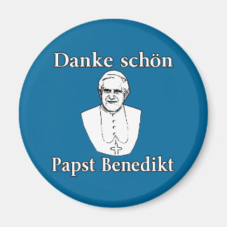 Danke Schon Pope Benedict Magnet