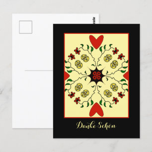 Danke schön postcard