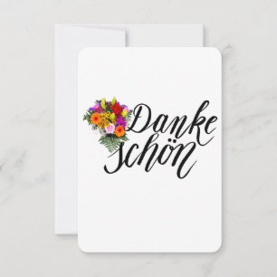 Danke Schon Thank You Note Card