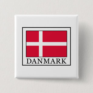 Danmark 15 Cm Square Badge
