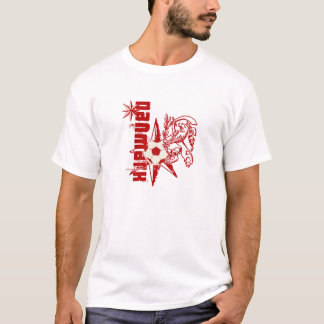 Danmark artwork soccer grunge lion image T-Shirt