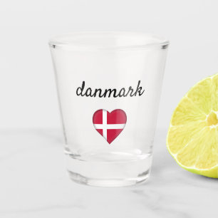 danmark (Denmark) Shot Glass