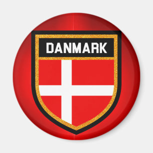 Danmark Flag Magnet