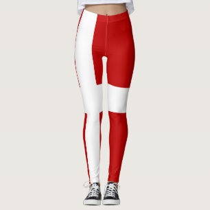 Dannebrog Danish Flag Leggings
