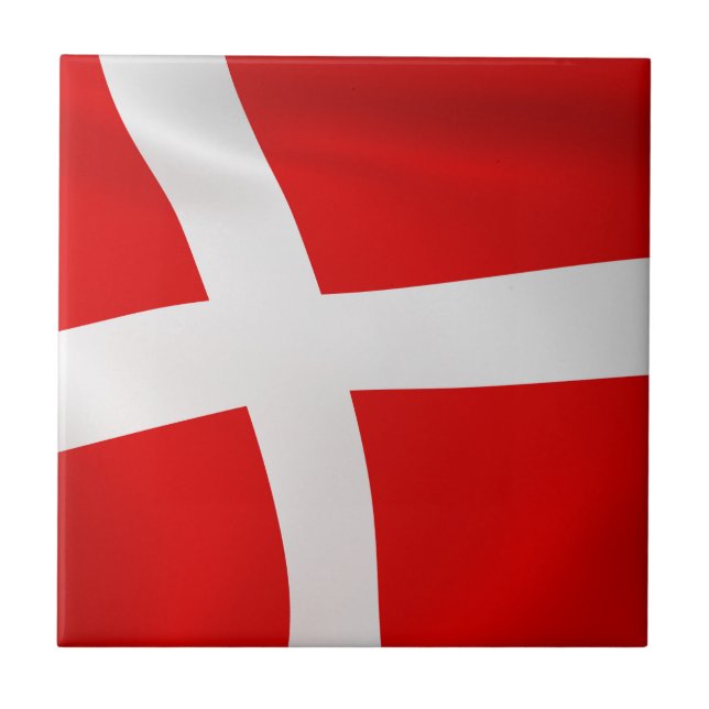 Dannebrog - The Danish Flag Tile (Front)