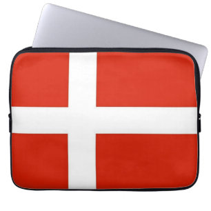 Dannebrog; The Official Flag of Denmark Laptop Sleeve