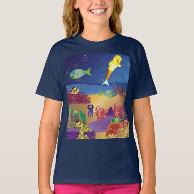 Danni the Mermaid T-Shirt (Front)