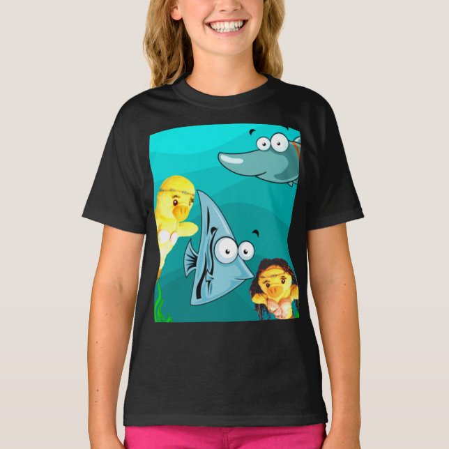 Danni the Mermaid T-Shirt (Front)
