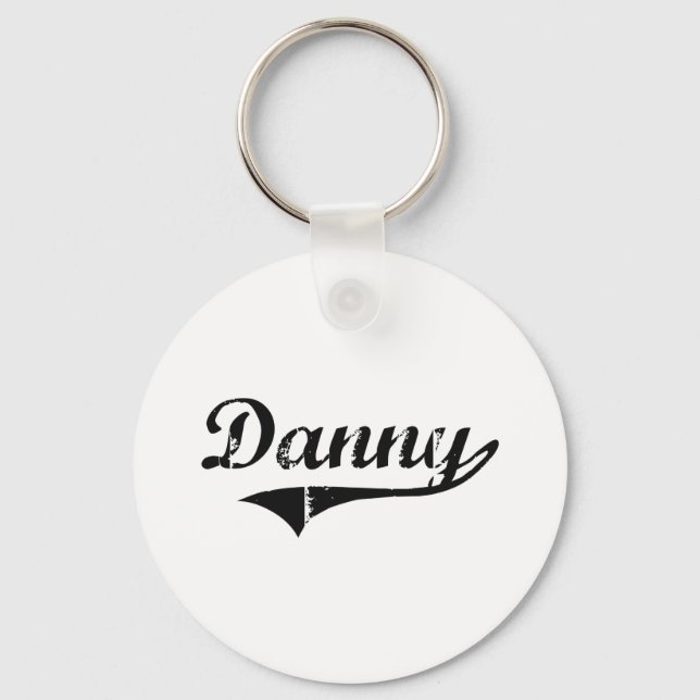 Danny Classic Style Name Key Ring (Front)