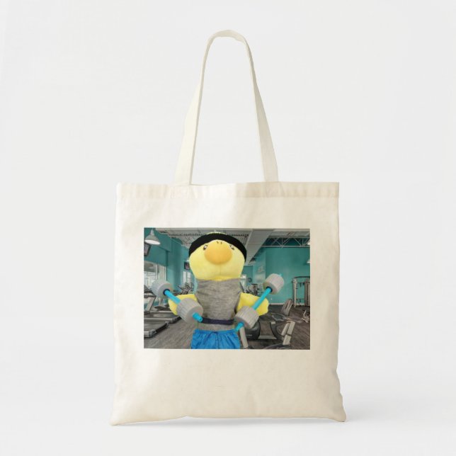 Danny Duck in the Gym Tote Bag (Front)