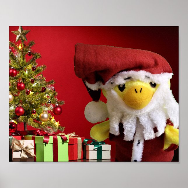 Danny Duck Santa.  Poster (Front)
