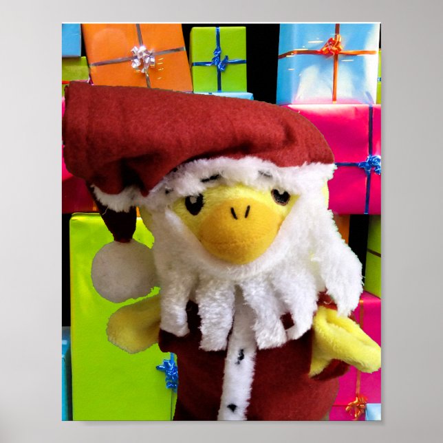 Danny Duck Santa.  Poster (Front)