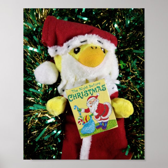 Danny Duck Santa Poster (Front)