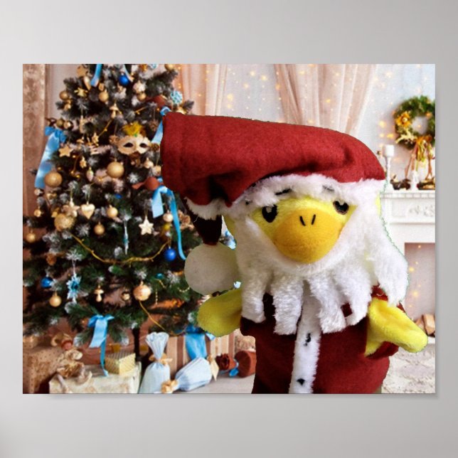 Danny Duck Santa.  Poster (Front)