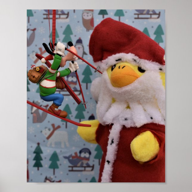 Danny Duck Santa Poster (Front)