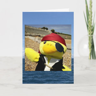 Danny Duck the Pirate Birthday card