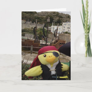 Danny Duck the Pirate Birthday card