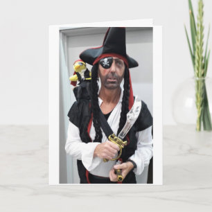 Danny Duck the Pirate Birthday card